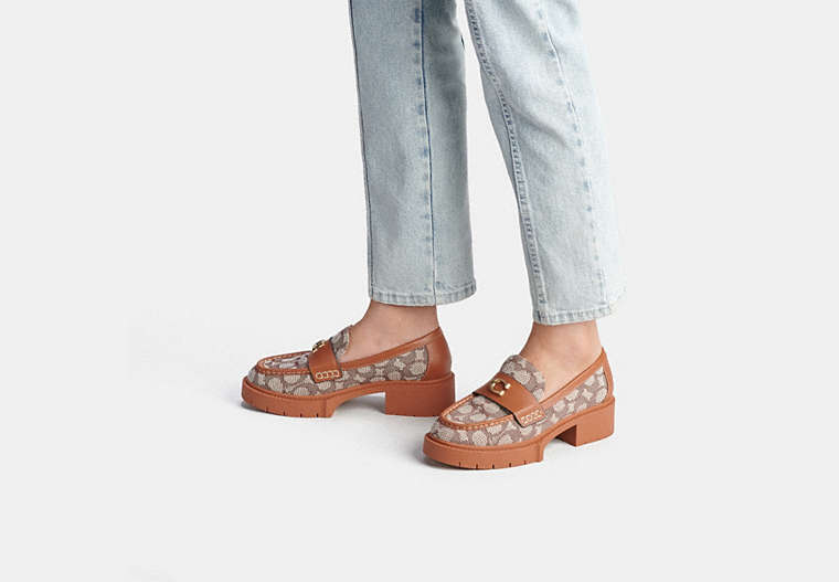 Leah Loafer In Signature Jacquard