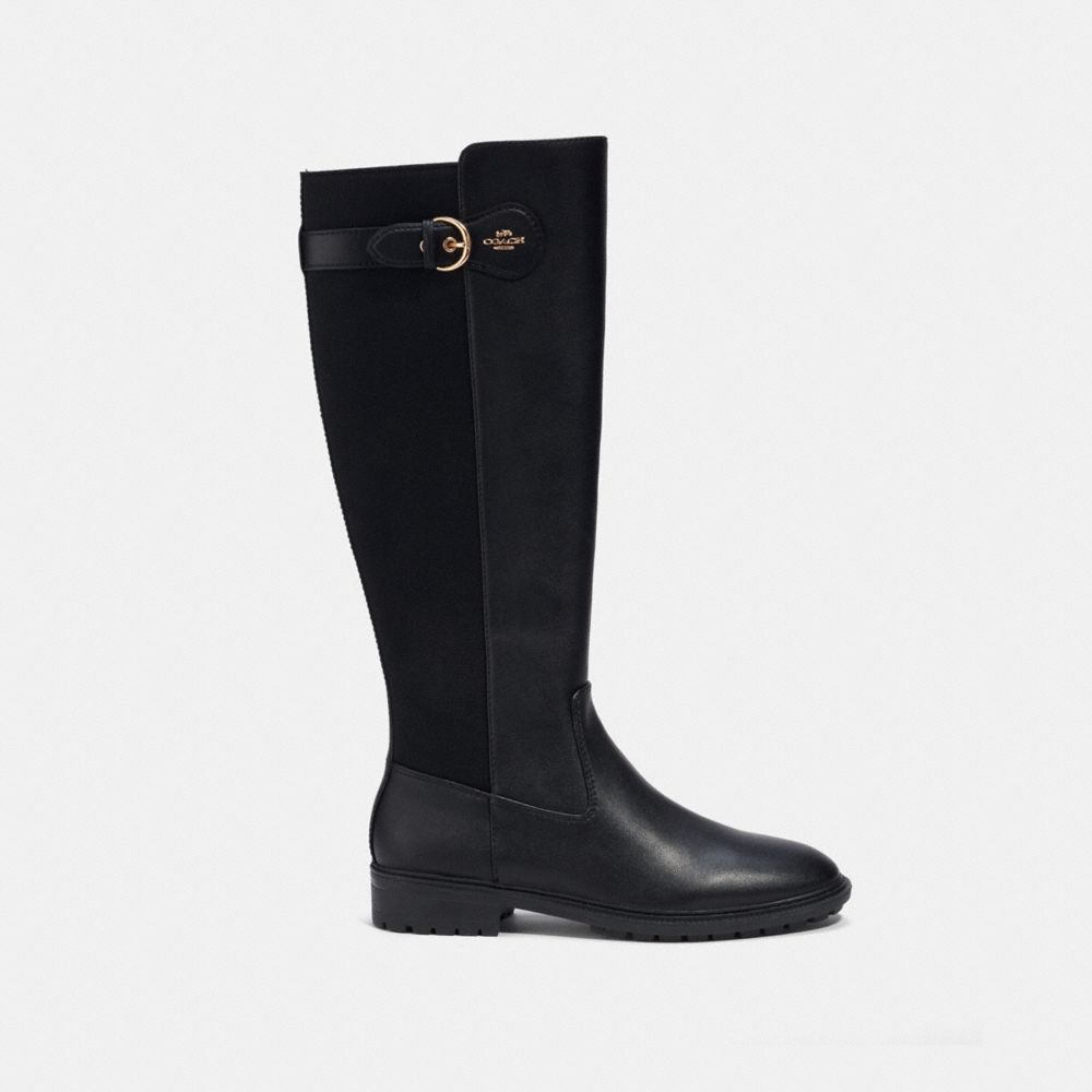 COACH®,Franklin Riding Boot,,Angle View