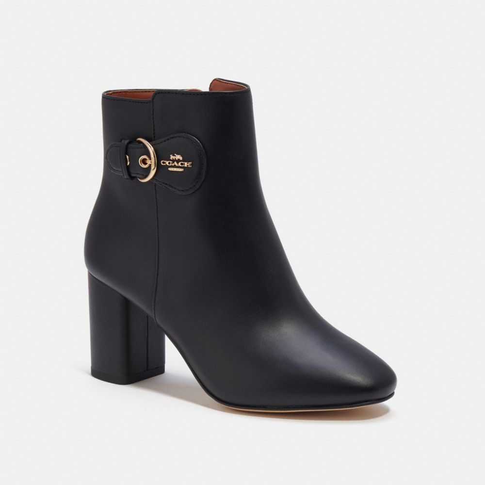 最大89%OFFクーポン 定価9万 COACH コーチ ロングブーツ 黒 レザー