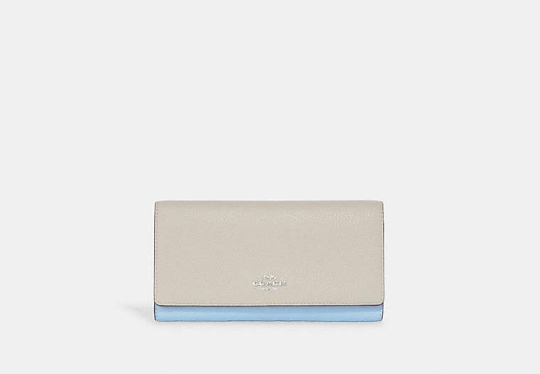 Slim Trifold Wallet In Colorblock