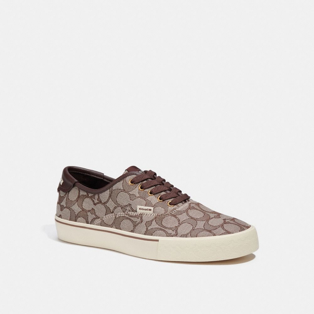 COACH®: Skate Lace Up Sneaker In Signature Jacquard