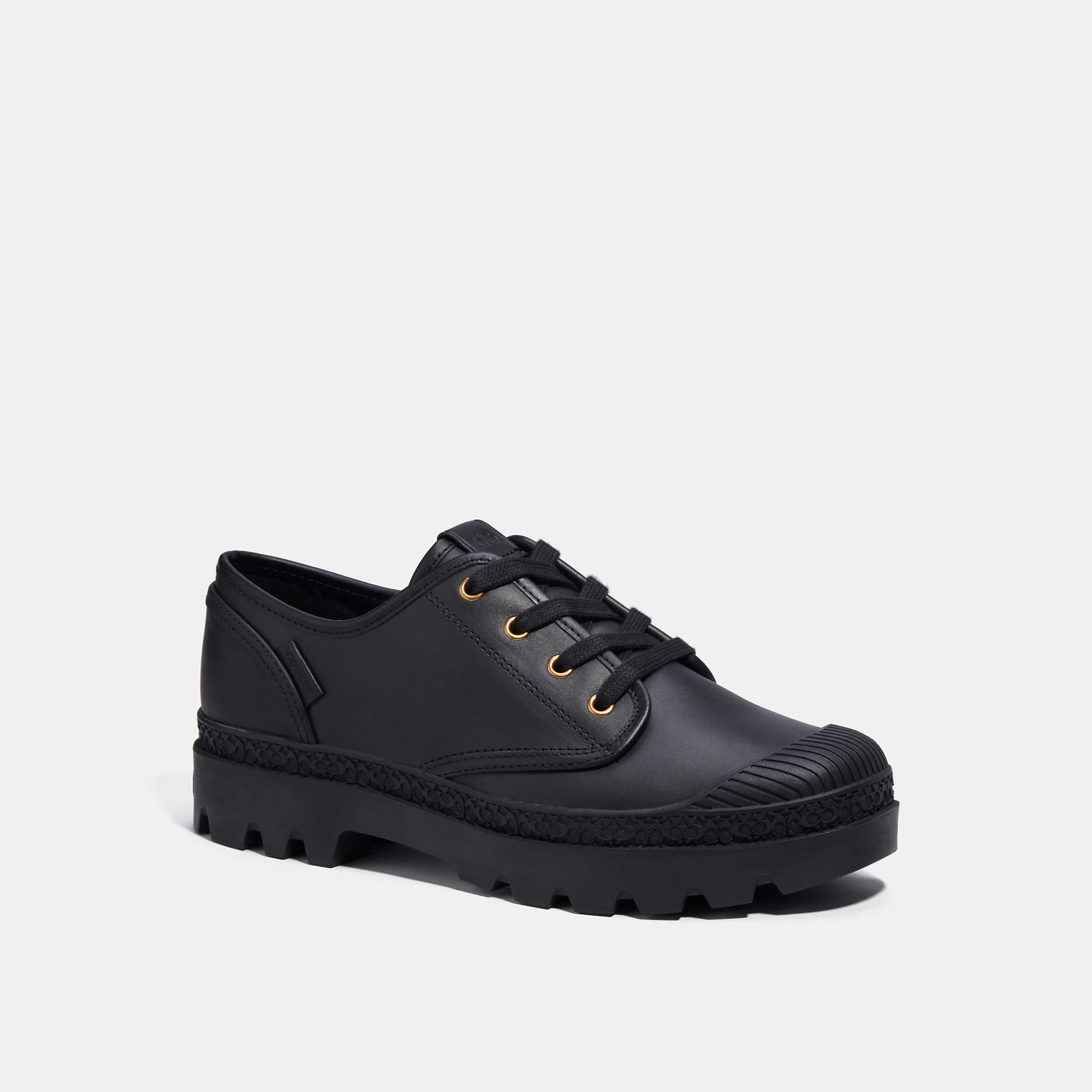 Coach Outlet Trooper Low Top Boot In Black