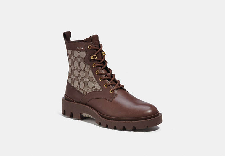 Citysole Lace Up Boot In Signature Jacquard
