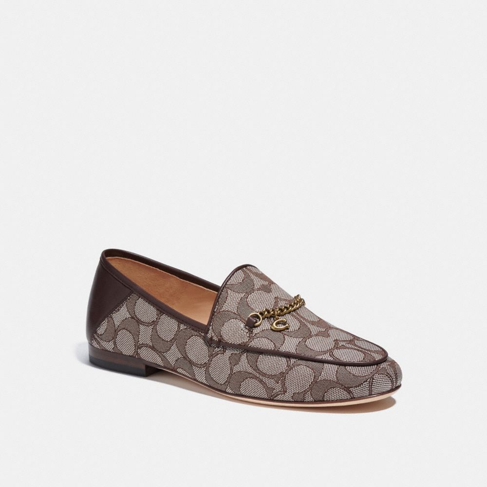 COACH®: Hanna Loafer In Signature Jacquard