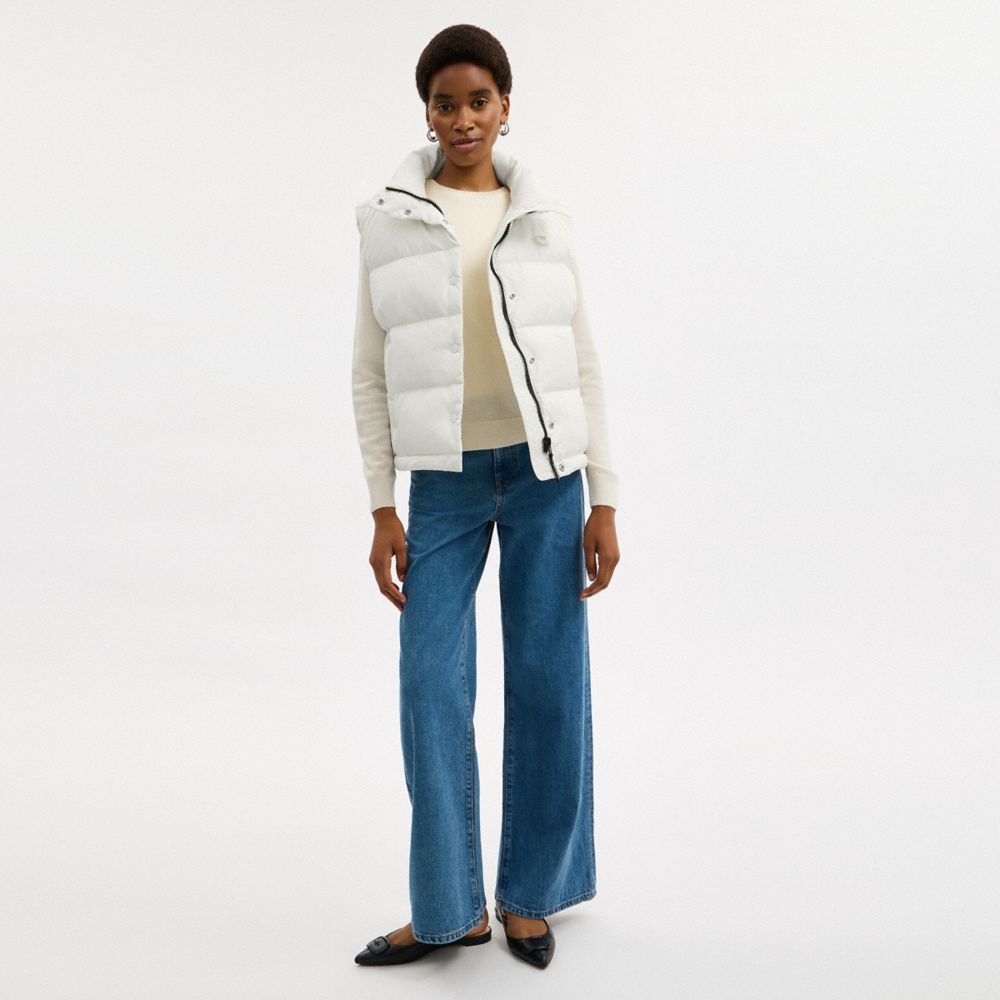 COACH®,Puffer Vest,,Scale View