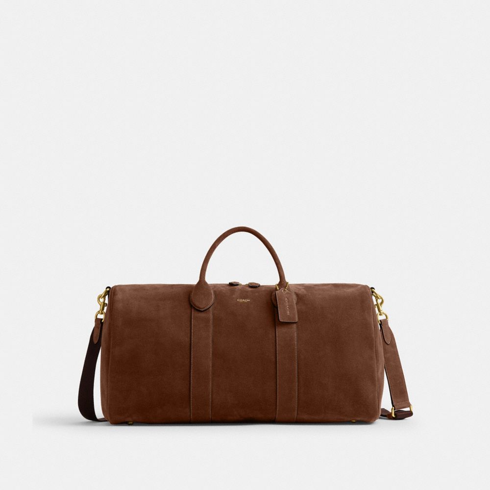 COACH®,Compass Bag 50,Brown,Front View