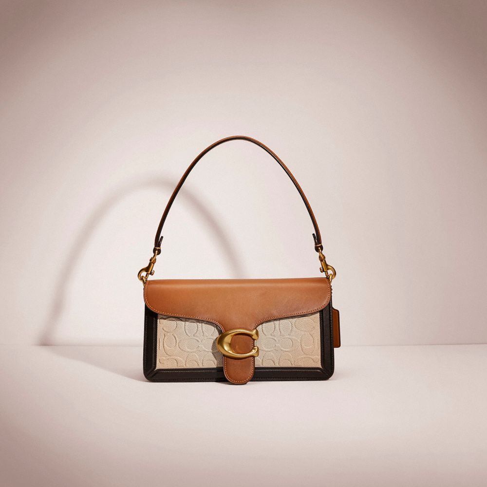 Restored Tabby Shoulder Bag 26 In Blocked Signature Canvas COACH®