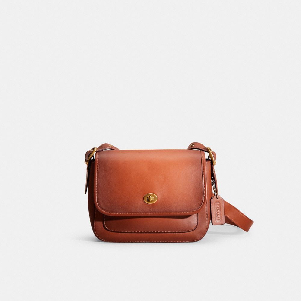 Coach Restored Rambler Crossbody In Brass/1941 Saddle