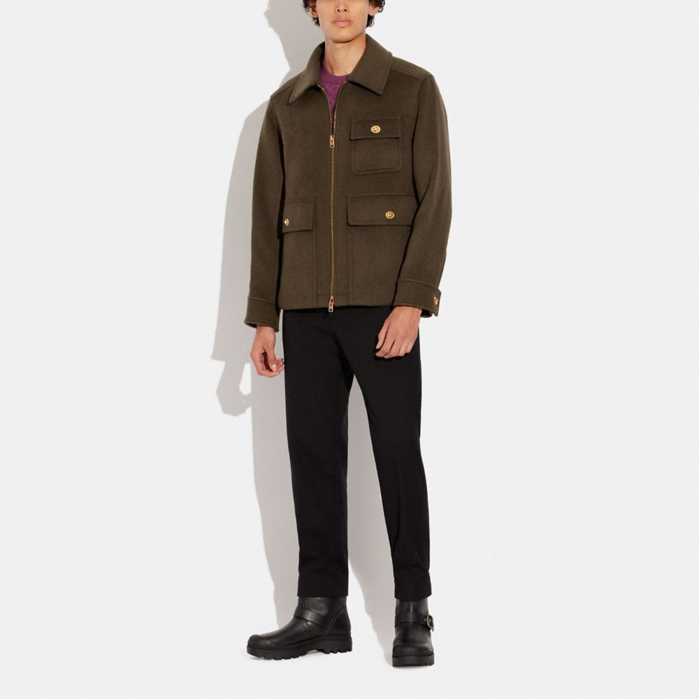 COACH® | Short Wool Coat