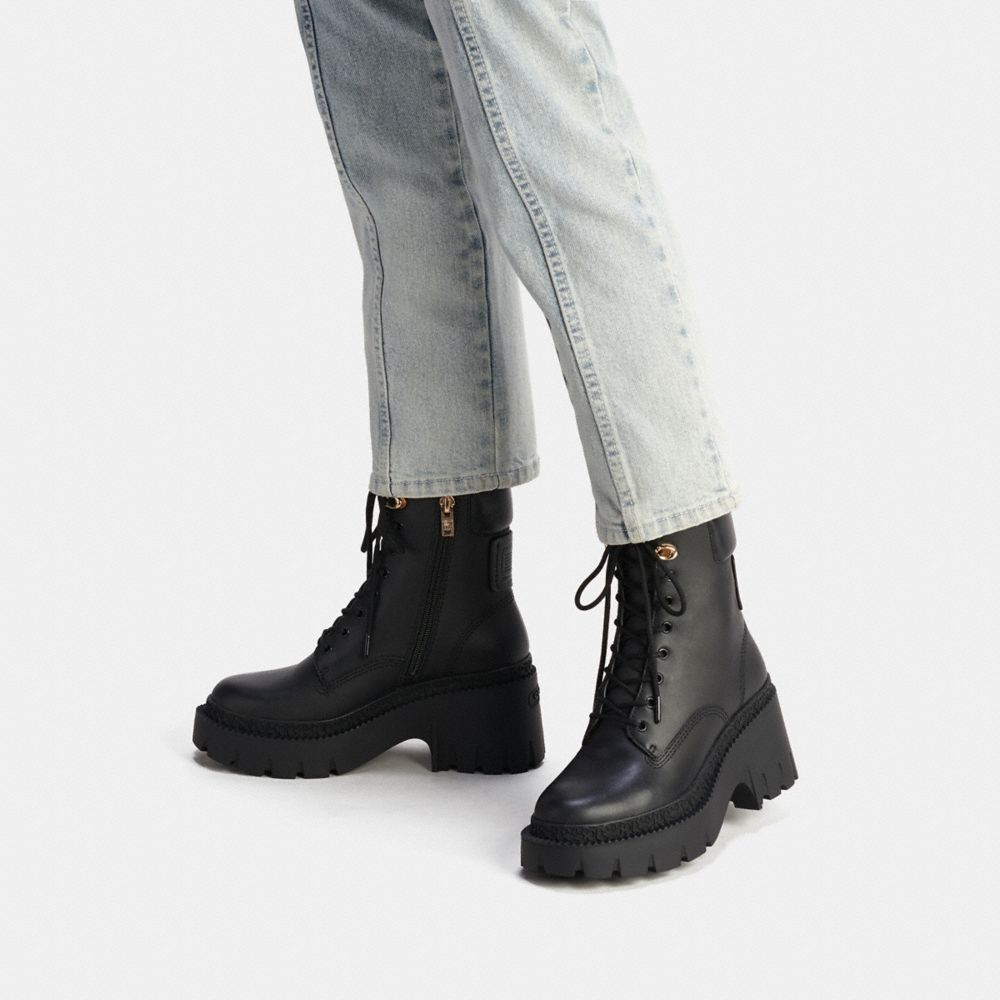 coach boot heels