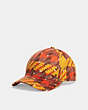 Graphic Tweed Print Baseball Hat