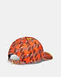 Graphic Tweed Print Baseball Hat