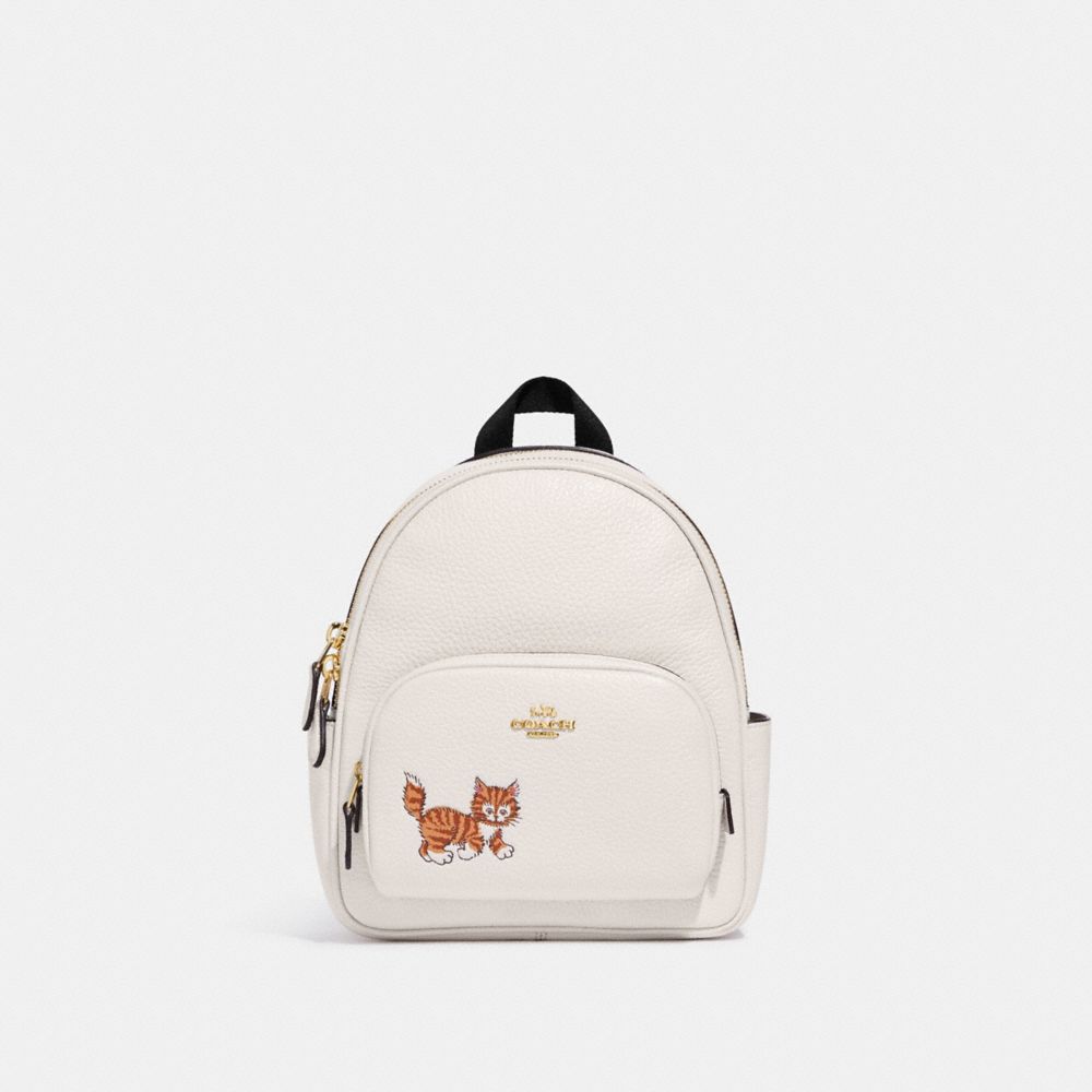 COACH® | Mini Court Backpack With Dancing Kitten