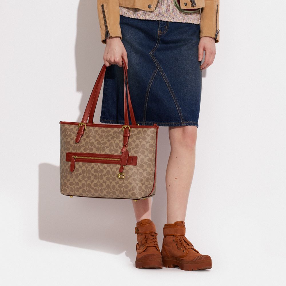 COACH® | Large Taylor Tote In Signature Canvas