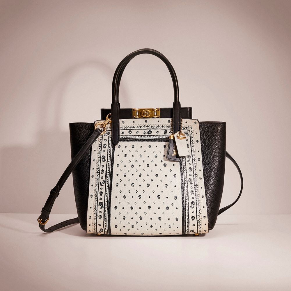 coach troupe tote in colorblock