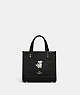 COACH®,DEMPSEY TOTE 22 WITH HAPPY DOG,Medium,Silver/Black Multi,Front View