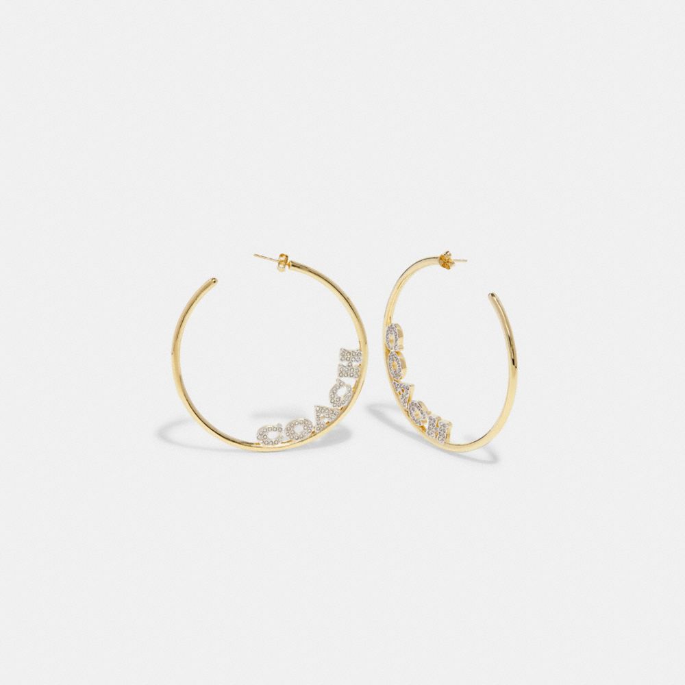 Details about   18k Gold Plated Hoop Earrings 