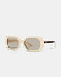 Badge Rounded Square Sunglasses