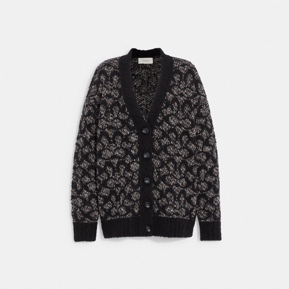 COACH®: Signature Cardigan