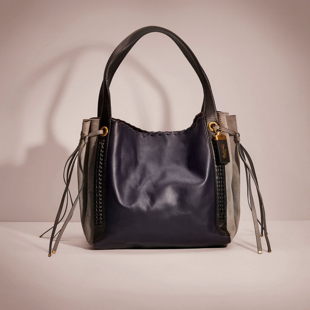 Restored Harmony Hobo In Colorblock With Whipstitch | COACH®
