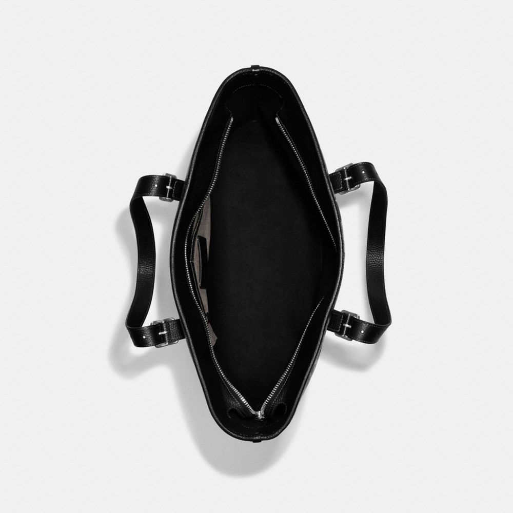 COACH®,Coach X Mint + Serf Carriage Tote,,Inside View,Top View