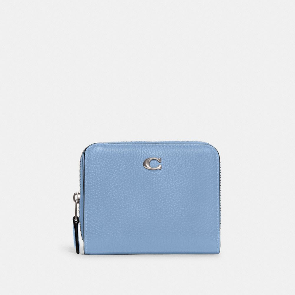 Coach Billfold Wallet In Blue