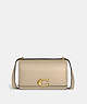 COACH®,BANDIT CROSSBODY,Leather,Mini,Brass/Ivory,Front View