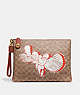 Coach X Mint + Serf Large Turnlock Wristlet In Signature Canvas
