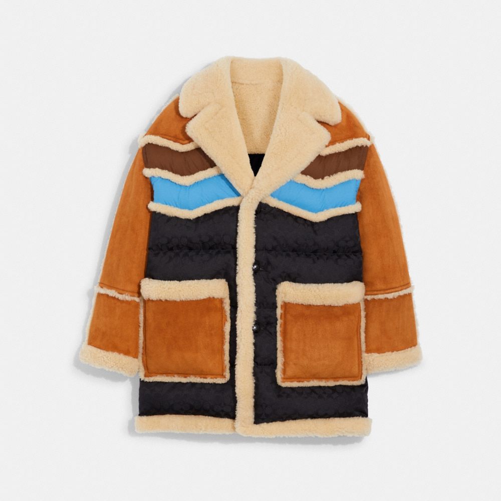 Shearling Town Coat