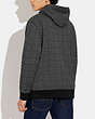 COACH®,SIGNATURE REXY HOODIE,cotton,Rexy,Charcoal Sig C,Scale View