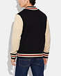 Varsity Cardigan In Recycled Wool And Recycled Cashmere