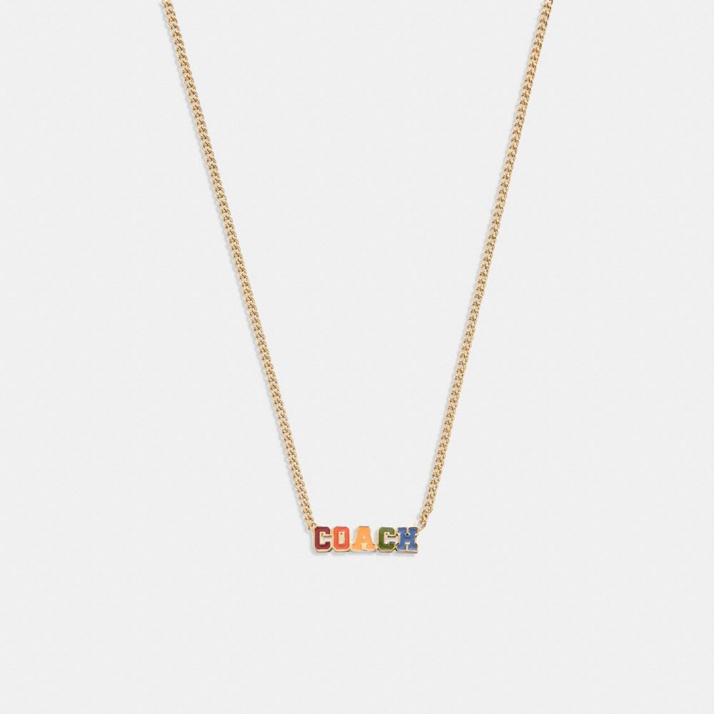 COACH® Logo Varsity Necklace