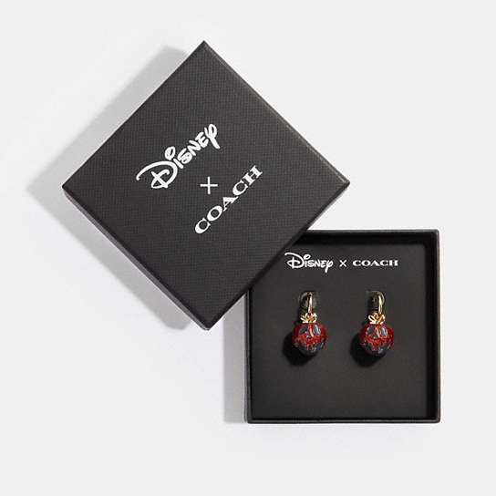 mouw Duiker Vouwen COACH® | Disney X Coach Poison Apple Huggie Earrings