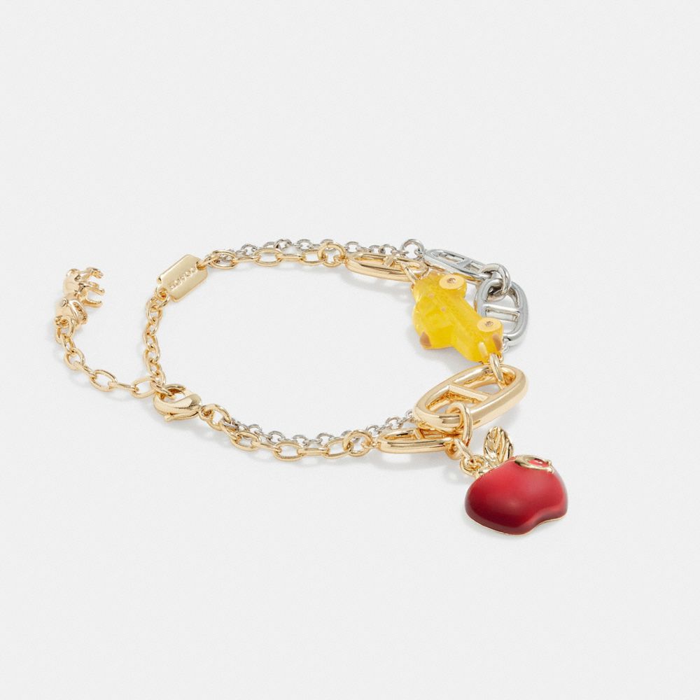 COACH Heart Charm Bracelet