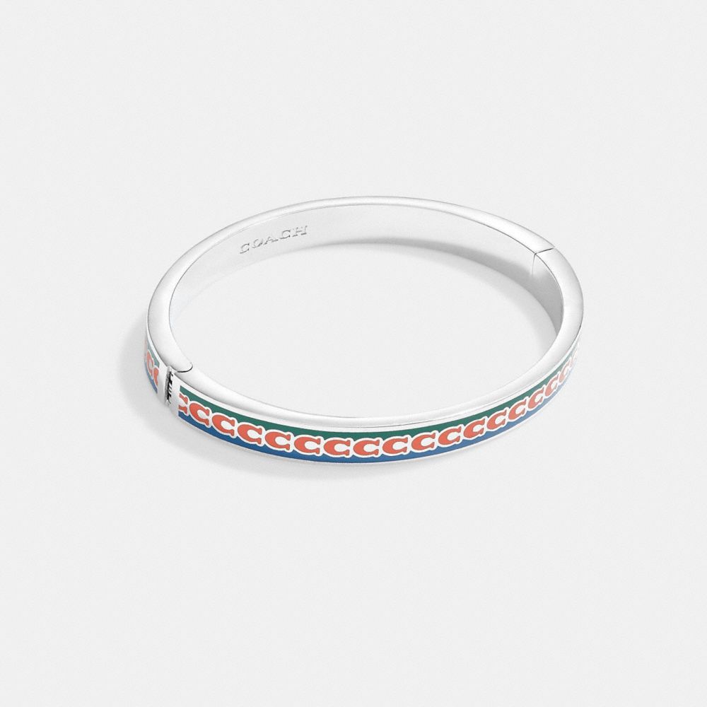 Coach6 Mm Signature Enamel Bangle