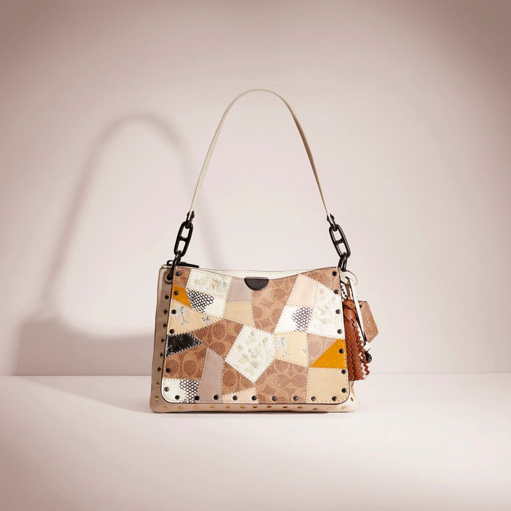 Upcrafted Dreamer Shoulder Bag In Signature Canvas Patchwork COACH®