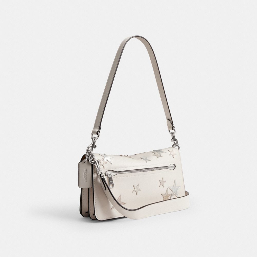 COACH®,Tabby Shoulder Bag 26 With Star Applique,,Angle View