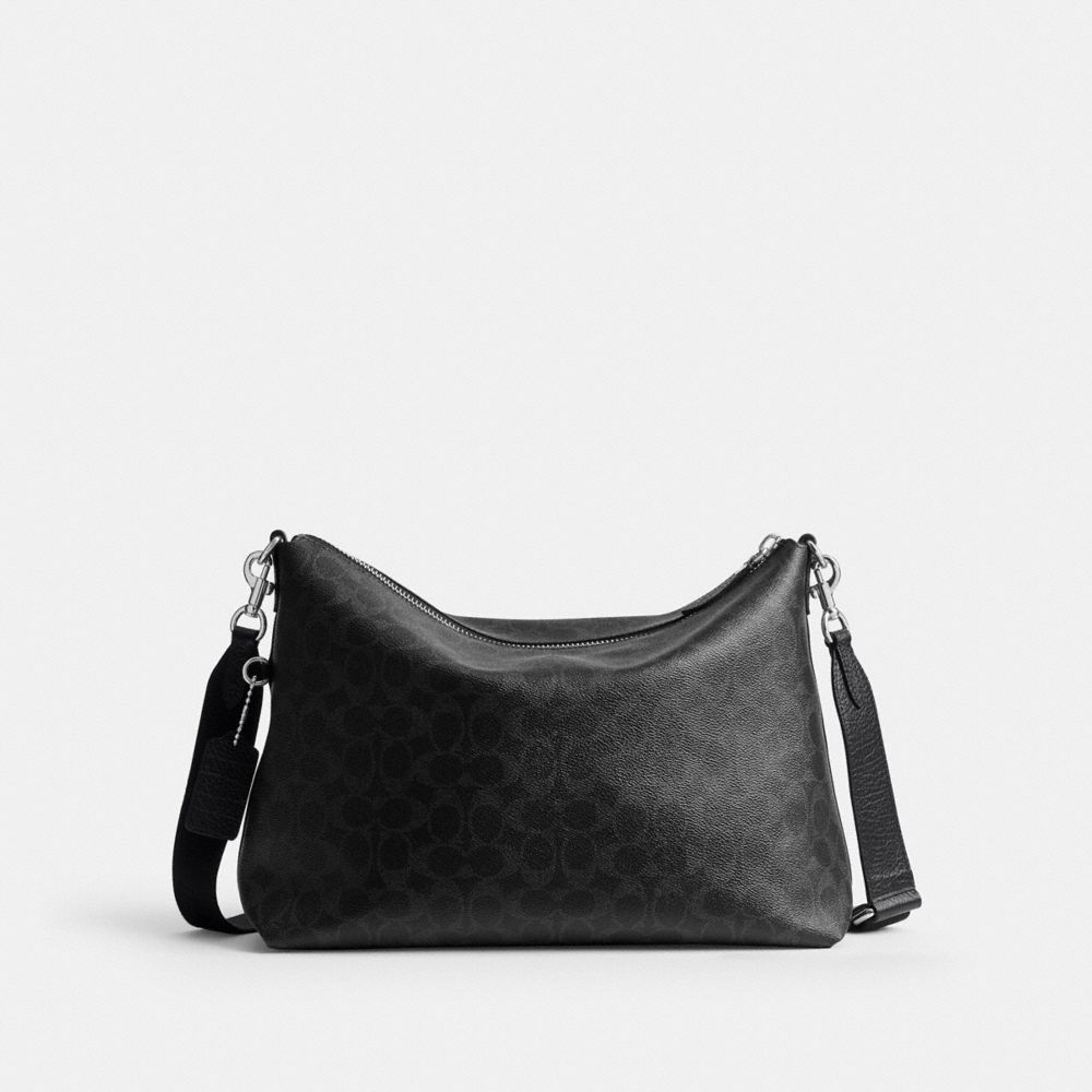 COACH®,Domino File Bag In Signature Canvas,,Back View