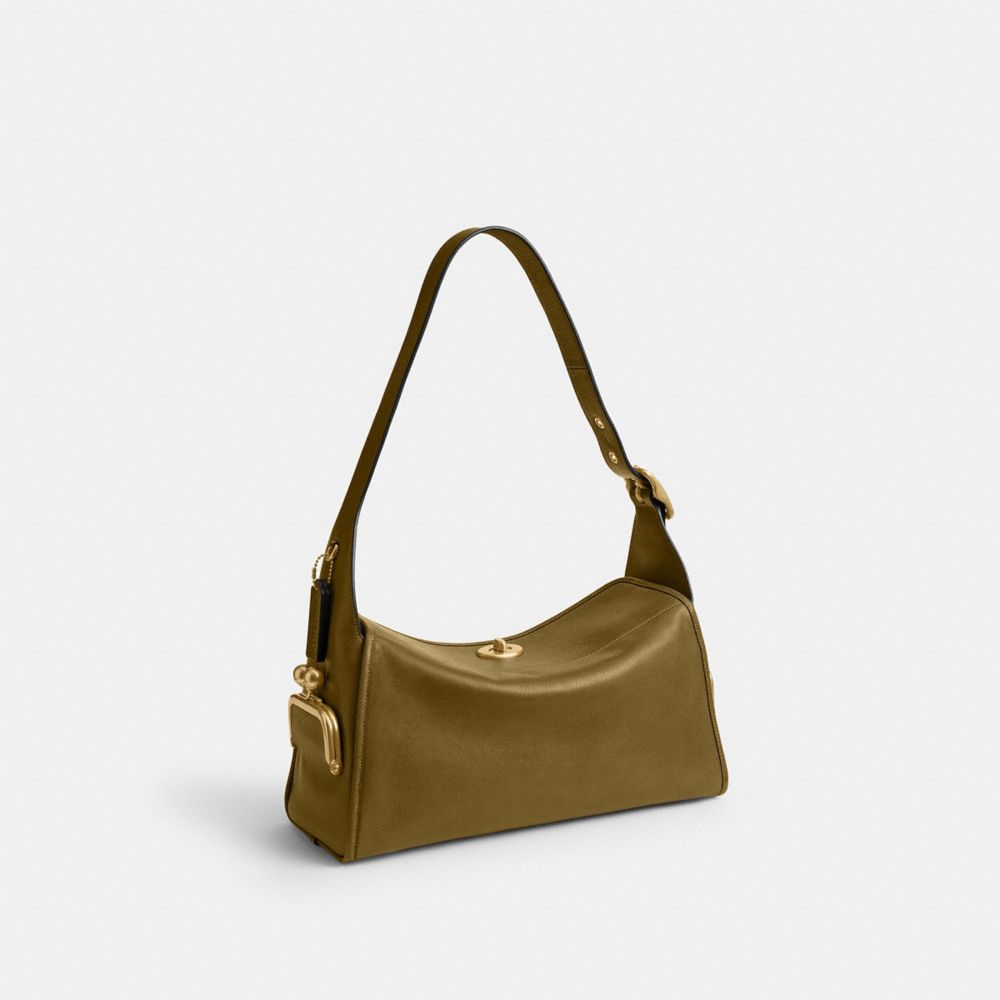 COACH®,Turnlock Haversack Bag,,Angle View