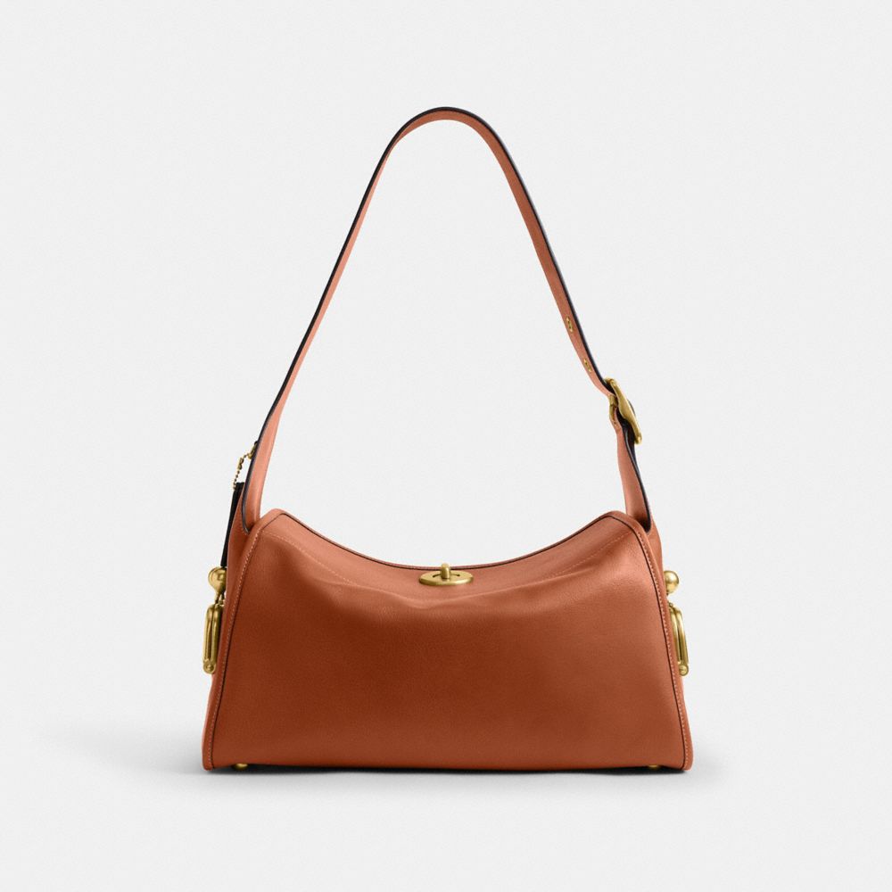 COACH®,Turnlock Haversack Bag,,Back View