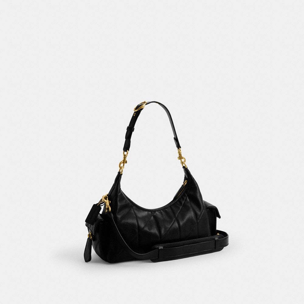 COACH®,Pocket Juliet Bag 30 With Quilting,,Angle View