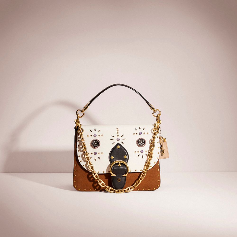 Upcrafted Beat Shoulder Bag In Colorblock With Rivets COACH®