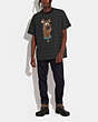 COACH®,COACH | SCOOBY-DOO! SIGNATURE T-SHIRT,cotton,Washed Black,Scale View