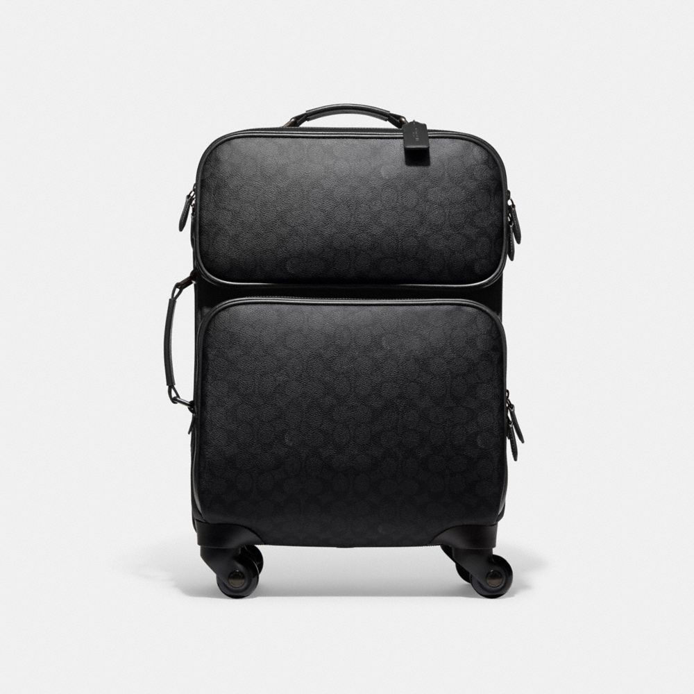 COACH® | Wheeled Carry On In Signature Canvas