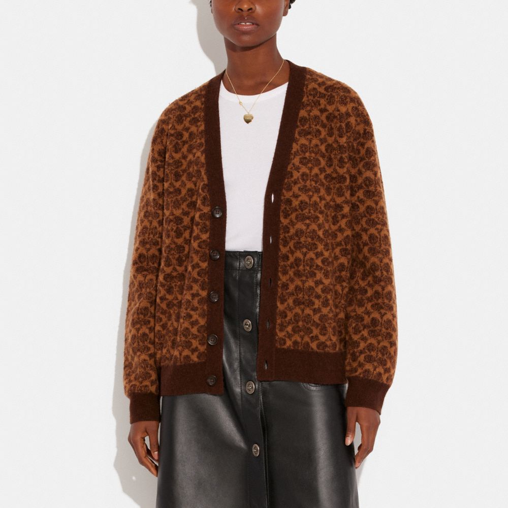 【公式】COACH – コーチ | シグネチャー カーディガン | トップス