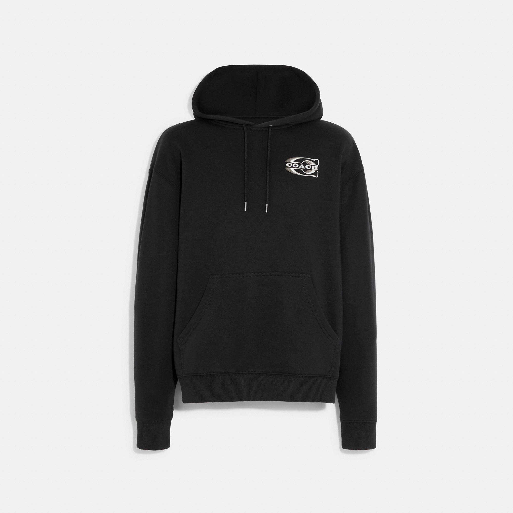 Coach Outlet Gradient Signature Hoodie In Black