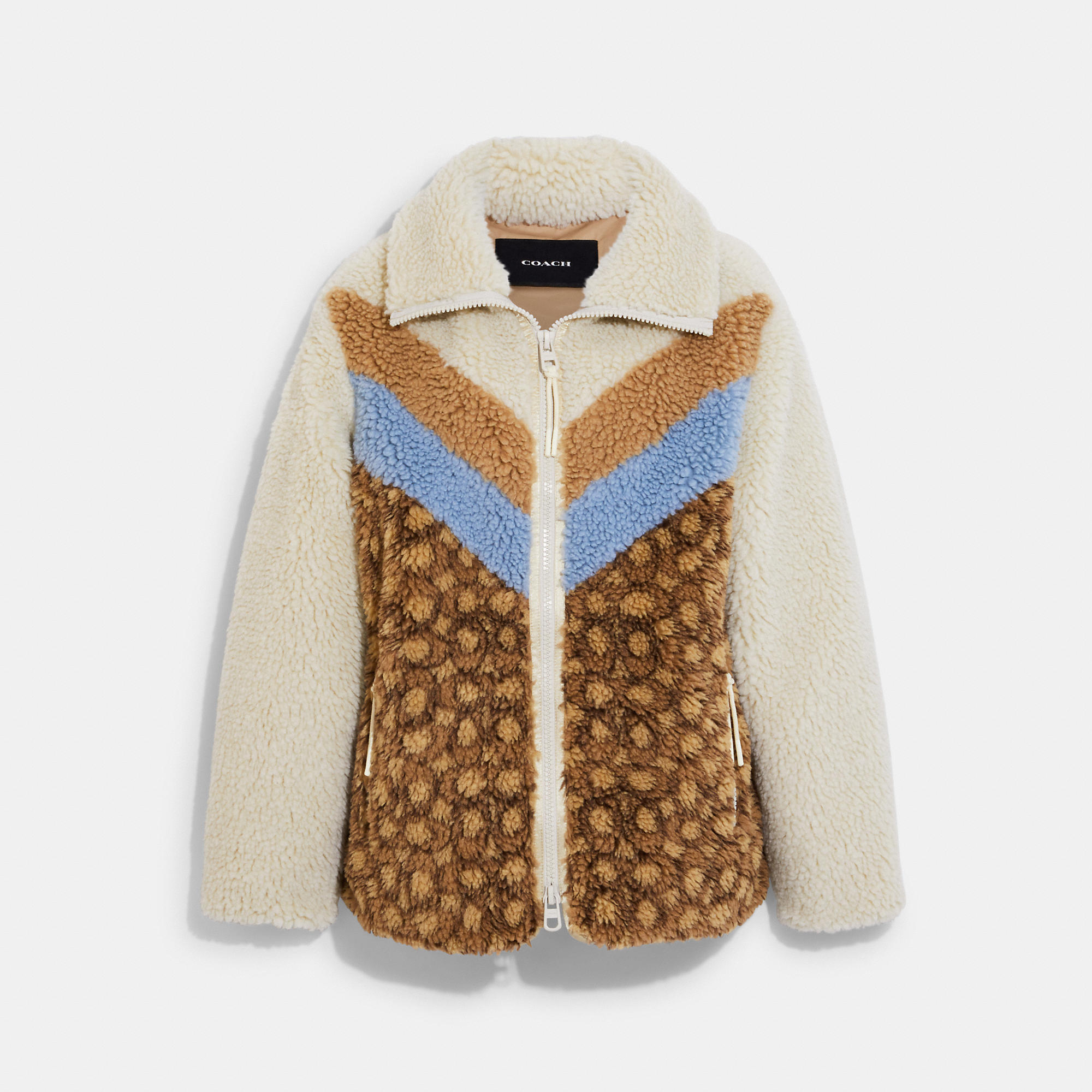 COACH OUTLET SHERPA SIGNATURE JACKET
