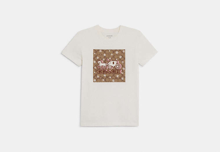 Signature Horse And Carriage Snowflake T Shirt