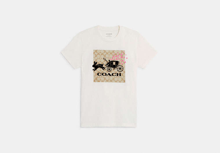 Lunar New Year Signature Rabbit And Carriage T Shirt