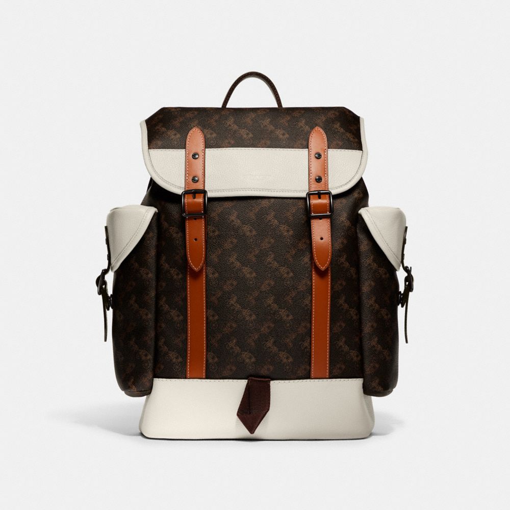 Hitch Backpack With Horse And Carriage Print | COACH®